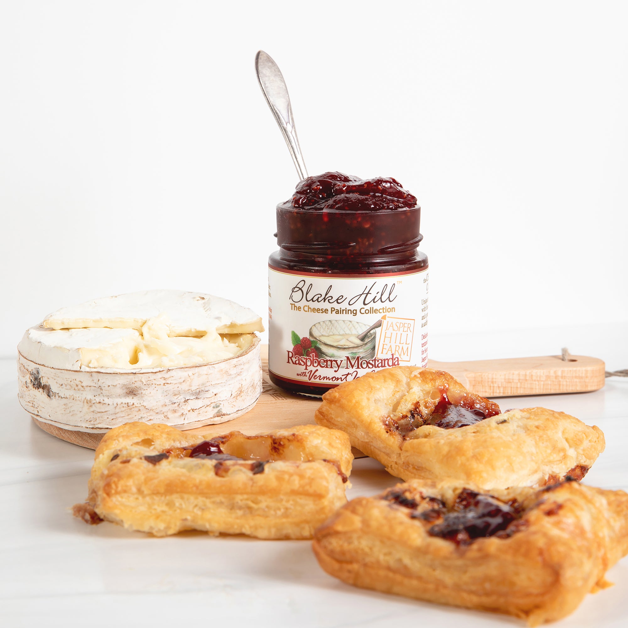 Raspberry Mostarda with Harbison Puff Pastry